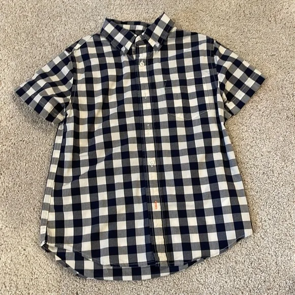 J Crew Kids Set of 3 short sleeve button down shirts, size 6-7 - Picture 7 of 7